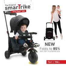 Tricikli za djecu od 10 mjeseci - Tricikl sklopivi smarTfold 7u1 smarTrike 500 Touch Steering podstavljeni s EVA kotačima sivi od 9 mjeseci_4