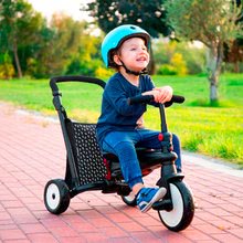 Kinderdreiräder ab 6 Monaten - Dreirad und Kinderwagen STR5 Black & White 7in1 smarTrike mit Klappsitz TouchSteering mit EVA-Rädern ab 9 Monaten_3