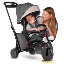 Tricikli od 10. meseca - Zložljiv tricikel smarTfold 600S Melange 7v1 smarTrike Luksuzen TouchSteering oblazinjen z EVA kolesi od 9 mes_0