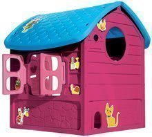 Kućice za djecu - Detský domček záhradný so včielkou na streche Dohány ružový 113*111*120 cm od 24 mes DH5075M_0