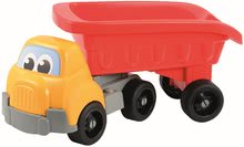 Mașini pentru nisip - Camion articulat Écoiffier cu o lungime de 63 cm galben-portocaliu de la 18 luni_2