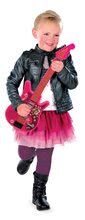 Játékhangszerek - Zenélő elektronikus gitár Mása Smoby hanggal rózsaszín_0