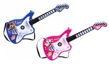 Instrumenty muzyczne dla dzieci  - Gitara elektryczna 44 Koty Lampo's Guitar Smoby niebieska z dużą ilością efektów dźwiękowych i świetlnych od 5 roku_1