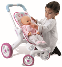 Cărucioare de la 18 luni - Cărucior sport Baby Nurse Poussette Pop Smoby pentru păpuşă de jucărie (53,5 cm mâner) de la 18 luni_2