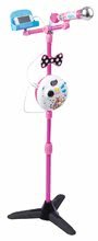 Játékhangszerek - Karaoke álló mikrofon Magie&Bianca Smoby hanggal és fénnyel, mobiltelefonra köthető rózsaszín 5 évtől_4