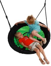 Hojdačky pre deti - Hojdačka hniezdo na zavesenie Swibee swing Exit Toys pre dve deti priemer 98 cm_2
