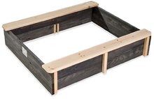 Homokozók fából - Homokozó fedéllel cédrusból Aksent wooden sandpit Exit Toys térfogata 45 kg 2 tárolóval 16 liter/32 kg vízre_3