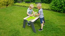 Sabbiere in legno - Recinto di sabbia di cedro tavolo per acqua e sabbia Aksent sand&water table Exit Toys grande con copertura, volume di 32 kg_1