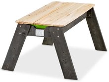 Drevené pieskoviská - Pieskovisko cédrové stôl na vodu a piesok Aksent sand&water table Exit Toys veľké s krytom objem 32 kg_3