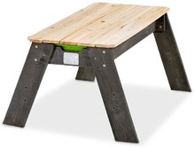 Drevené pieskoviská - Pieskovisko cédrové stôl na vodu a piesok Aksent sand&water table Exit Toys veľké s krytom objem 32 kg_3