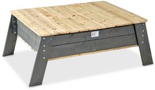 Bacs à sable en bois - Table de sable de pin Aksent Sandtable Exit Toys avec couverture extra grand avec un volume de 210 kg_3