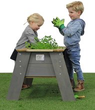 Meble ogrodowe dla dzieci - Stół dla ogrodnika, sosnowy Aksent planter table Exit Toys duży, pojemność 45 litrów_2