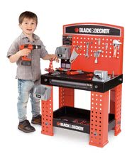 Stari vnosi - Smoby 500204 Black and Decker elektrický pracovný stôl SUPER CENTRE + 40 dodatkov 60*42*96 cm_3