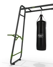 Centru de fitness multifuncțional - Cățărătoare multifuncțională GetSet monkeybar MB220 Exit Toys extensibilă cu inele de gimnastică, sac de box, perete de cățărat și bare paralele ET54202000_0