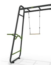 Multifukční fitness centrum - Multifunkční fitness centrum GetSet Monkeybar MB330 Exit Toys rozšiřitelné s gymnastickými kruhy boxovacím pytlem bradly hrazdou a benchpress lavičkou_0