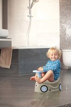 Nočníky a redukce na toaletu - Nočník autíčko Baby Loo Grey BIG s volantem a klaksonem od 18 měsíců_0