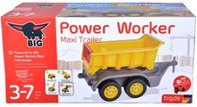 Bébitaxi tartozékok - Utánfutó minden bébitaxihoz Power Worker Maxi Trailer BIG mozgatható platóval teherbírása 25 kg_6