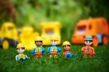 Gradbeni stroji - Vozilo hruška Power Worker cement Mixer+Figurine Big s premičnimi elementi in gumiranimi kolesi od 2 leta_1