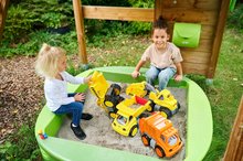 Baumaschinen - Bagger Power Worker Digger + Figurine BIG Arbeitsmaschine 67 cm mit Gummirädern ab 2 Jahren B54835_0