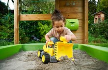 Gradbeni stroji - Bager nakladalnik Power Worker Wheel Loader + Figurine BIG delovni stroj 47 cm - gumirana kolesa od 2 leta_2