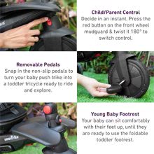 Tricikli za djecu od 6 mjeseci - Sklopivi tricikl smarTfold 7u1 smarTrike 700 TouchSteering s EVA kotačima i sklopivom sjedalicom od 6 mjes_7
