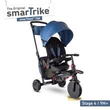 Kinderdreiräder ab 6 Monaten - Dreirad und Kinderwagen faltbar STR7 Urban 7v1 smarTrike blau mit klappbarem TouchSteering-Sitz mit EVA-Rädern ab 6 Monaten_1