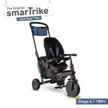 Tricicli dai 6 mesi - Triciclo pieghevole e passeggino STR7 Urban 7in1 smarTrike blu con sedile pieghevole TouchSteering con ruote in EVA dai 6 mesi_0