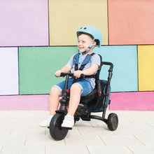 Kinderdreiräder ab 6 Monaten - Dreirad und Kinderwagen faltbar STR7 Urban 7v1 smarTrike blau mit klappbarem TouchSteering-Sitz mit EVA-Rädern ab 6 Monaten_2