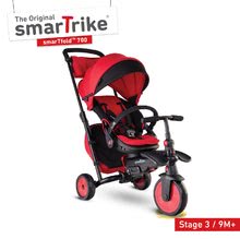 Kinderdreiräder ab 6 Monaten - Dreirad und Kinderwagen faltbar STR7 Urban 7in1 smarTrike rot mit klappbarem TouchSteering-Sitz mit EVA-Rädern ab 6 Monaten_1