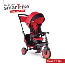 Kinderdreiräder ab 6 Monaten - Dreirad und Kinderwagen faltbar STR7 Urban 7in1 smarTrike rot mit klappbarem TouchSteering-Sitz mit EVA-Rädern ab 6 Monaten_3