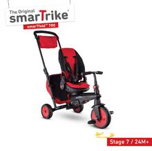 Triciklik 6 hónapos kortól - Tricikli és babakocsi összecsukható STR7 Urban 7in1 smarTrike piros dönthető üléssel TouchSteering EVA kerekekkel 6 hónaptól_1