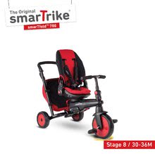 Trojkolky od 6 mesiacov - Trojkolka a kočík skladacia STR7 Urban 7v1 smarTrike červená so sklápateľným sedadlom TouchSteering s EVA kolesami od 6 mes_3