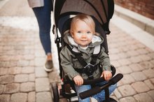 Tricikli za djecu od 10 mjeseci - Tricikl i kolica sklopivi STR7J Warm Grey 7u1 smarTrike sivi s preklopnom sjedalicom Touch Steering s EVA kotačima od 6 mjes_11