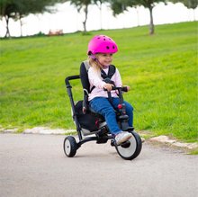 Kinderdreiräder ab 6 Monaten - Dreirad und Kinderwagen zusammenklappbar  STR7J Warm Grey 8v1 smarTrike grau mit Klappsitz TouchSteering  EVA mit Rädern ab 6 Mon_7