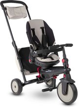 Tricikli za djecu od 10 mjeseci - Tricikl i kolica sklopivi STR7J Warm Grey 7u1 smarTrike sivi s preklopnom sjedalicom Touch Steering s EVA kotačima od 6 mjes_2