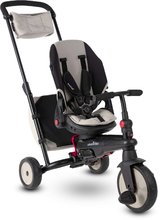Tricikli za djecu od 10 mjeseci - Tricikl i kolica sklopivi STR7J Warm Grey 7u1 smarTrike sivi s preklopnom sjedalicom Touch Steering s EVA kotačima od 6 mjes_3