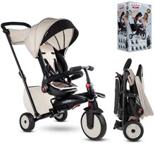 Tricikli za djecu od 10 mjeseci - Tricikl i kolica sklopivi STR7J Warm Grey 7u1 smarTrike sivi s rotirajućom preklopnom sjedalicom Touch Steering s EVA kotačima od 6 mjes_23