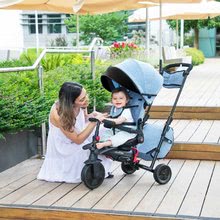 Tricicli dai 6 mesi - Triciclo e passeggino pieghevole STR5 Melange 7v1 smarTrike Jeans con sedile reclinabile TouchSteering con ruote EVA  da 6 mesi_3