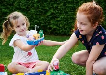 Wasserstraßen für Kinder - Wasserweg Peppa Pig Holiday Waterplay Big mit 2 Booten und 3 Figuren 71 Teile- kompatibel mit Duplo ab 3 Jahren_3