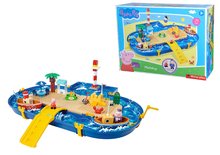 Vízi pályák gyerekeknek - Vízi pálya Peppa Pig Holiday Waterplay BIG 2 hajóval és 3 figurával 71 részes-kompatibilis a Duploval 3 évtől_2