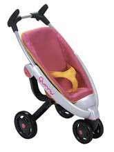 Cărucioare de la 18 luni - Cărucior Maxi Cosi&Quinny 5in1 Smoby (mâner 70 cm) roz-portocaliu_0