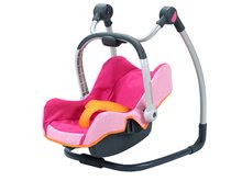 Cărucioare de la 18 luni - Cărucior Maxi Cosi&Quinny 5in1 Smoby (mâner 70 cm) roz-portocaliu_3