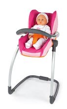 Cărucioare de la 18 luni - Cărucior Maxi Cosi&Quinny 5in1 Smoby (mâner 70 cm) roz-portocaliu_0