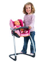 Cărucioare de la 18 luni - Cărucior Maxi Cosi&Quinny 5in1 Smoby (mâner 70 cm) roz-portocaliu_2