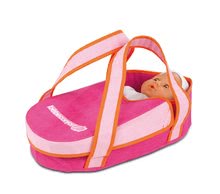 Cărucioare de la 18 luni - Cărucior Maxi Cosi&Quinny 5in1 Smoby (mâner 70 cm) roz-portocaliu_3