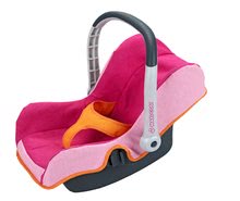 Cărucioare de la 18 luni - Cărucior Maxi Cosi&Quinny 5in1 Smoby (mâner 70 cm) roz-portocaliu_6