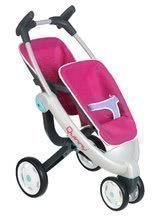 Kinderwagen für Puppen Sets - Set Puppenwagen für zwei Puppen Maxi Cosi&Quinny Smoby (70 cm Griff) und Autositz_1