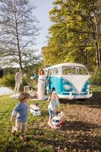 Odrážedla od 18 měsíců - Odrážedlo minibus se zvukem Baby Volkswagen T1 Blue BIG s reálným designem a odkládací prostorem od 18 měsíců_2