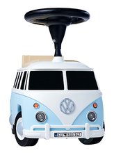 Odrážedla od 18 měsíců - Odrážedlo minibus se zvukem Baby Volkswagen T1 Blue BIG s reálným designem a odkládací prostorem od 18 měsíců_1