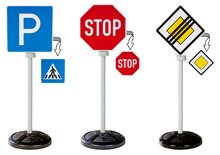 Semne de circulație pentru terenul de joacă Traffic Signs BIG 3 tipuri cu 5 simboluri, înălțime de 69 cm, de la 3 ani BIG55481